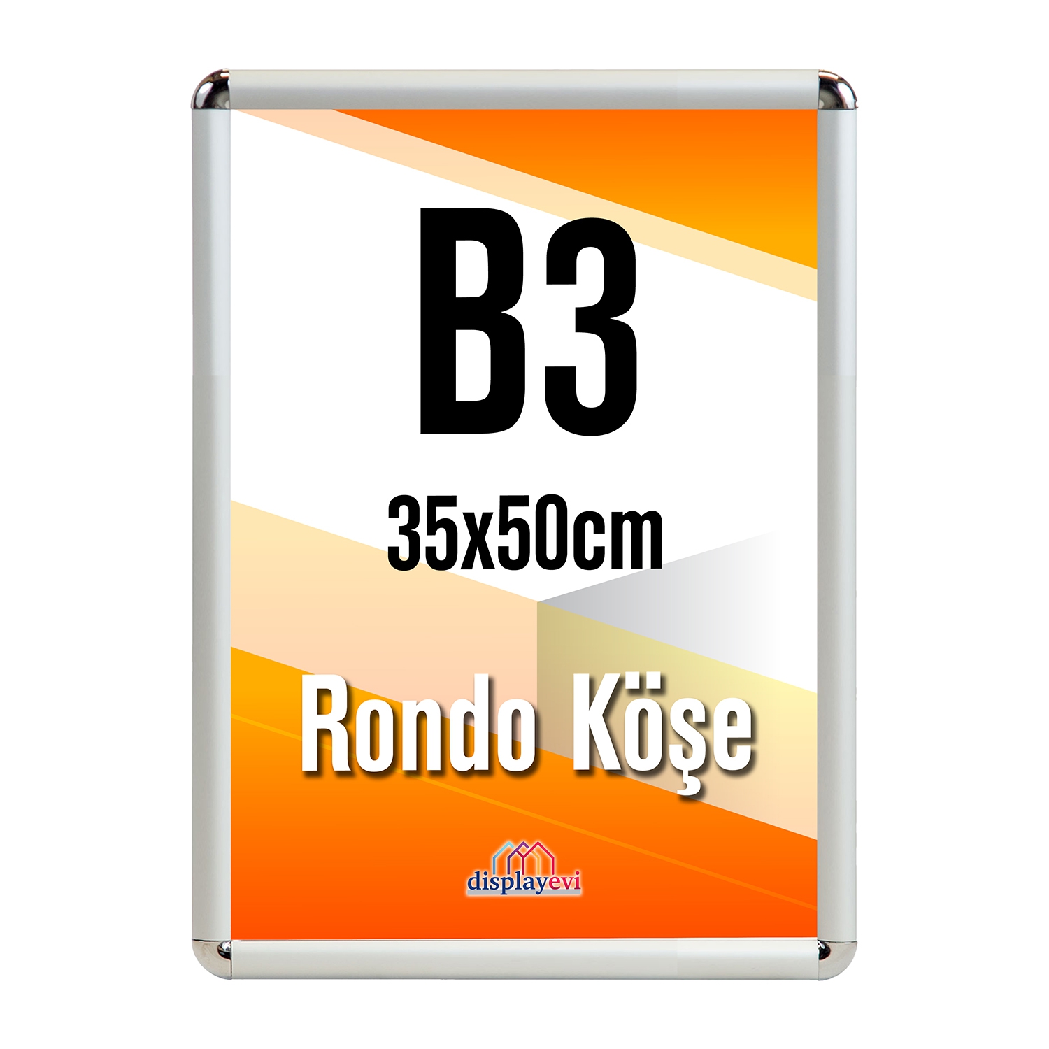Alüminyum%20Çerçeve%20Rondo%20Köşe%20B3%20|%2035x50cm